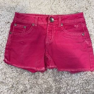 Pink Jean Shorts